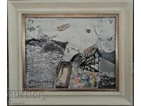 Peisaj de Stoili Mirchev Iarnă 2022 tablou modern frumos ulei