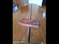 Fierbător vechi din piele