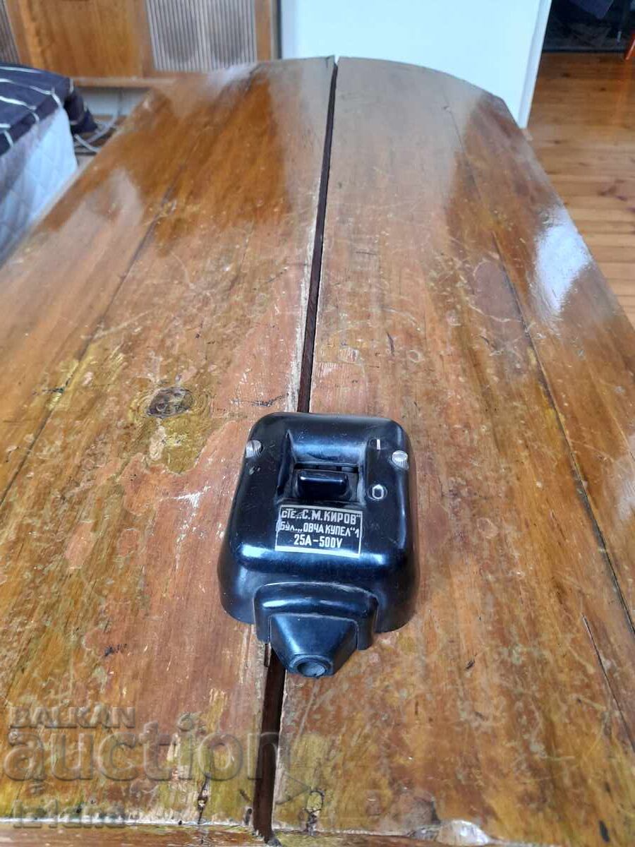 Contor electric vechi, întrerupător, întrerupător, întrerupător