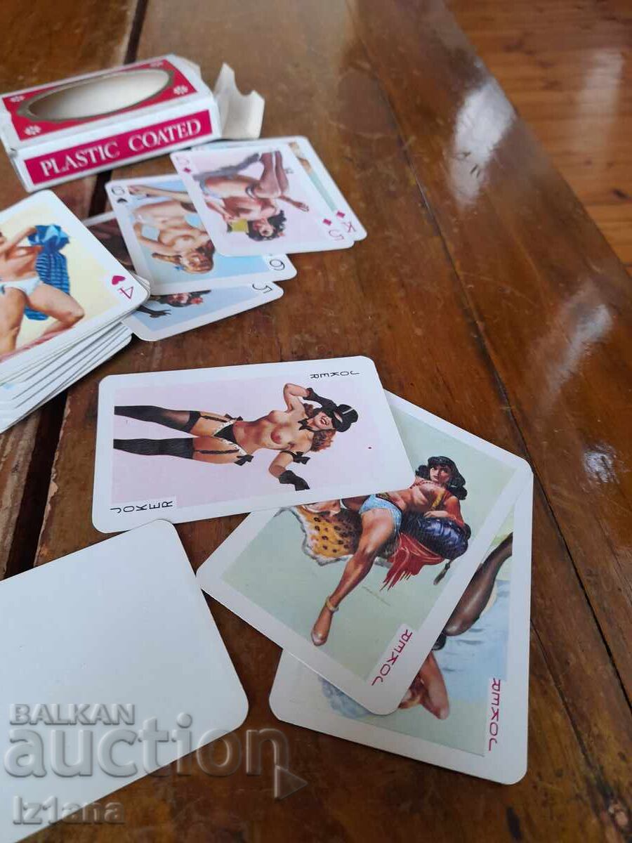 Old Erotic Playing Cards - 6 Old Erotic Playing Cards - 6