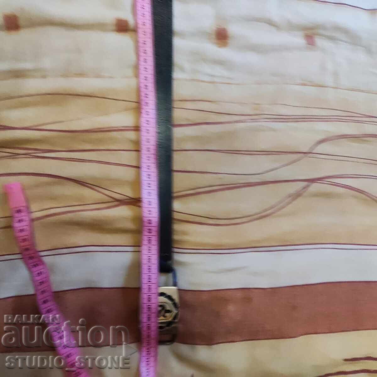 Centură retro, din piele, de milițian (model sovietic) - 6