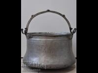 Калайдисан котел, бакър, водник, медник меден съд