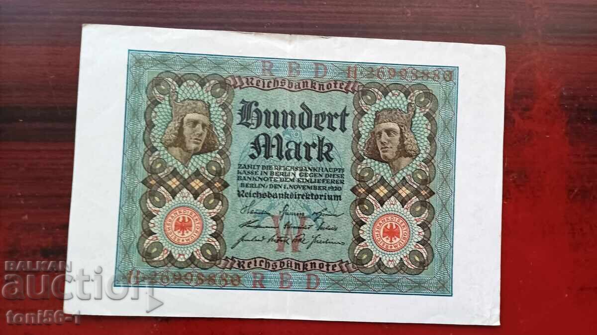 Germany 100 Marks 1920