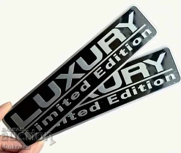 Аукцион Нови емблеми ”LUXURY Limited Edition” - 150 мм./37 мм.