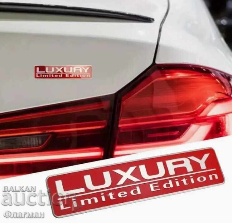 Livrarea Embleme noi ”LUXURY Limited Edition” - 150 mm./37 mm