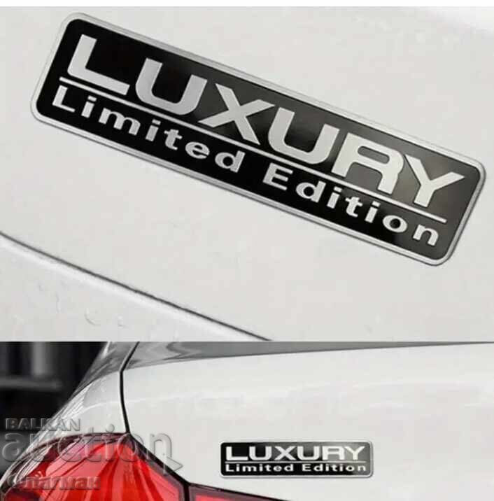 Embleme noi ”LUXURY Limited Edition” - 150 mm./37 mm - 5