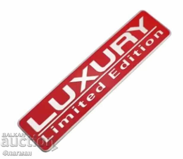 Embleme noi ”LUXURY Limited Edition” - 150 mm./37 mm - 6