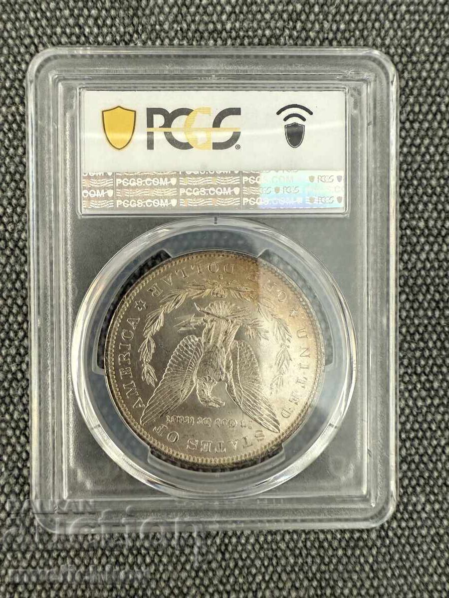 ΗΠΑ, Δολάριο Morgan 1883 O, Νέα Ορλεάνη, Ασήμι, PCGS MS63 με τιμή 389.00 BGN | € 198.89 ΗΠΑ, Δολάριο Morgan 1883 O, Νέα Ορλεάνη, Ασήμι, PCGS MS63 με τιμή 389.00 BGN | € 198.89