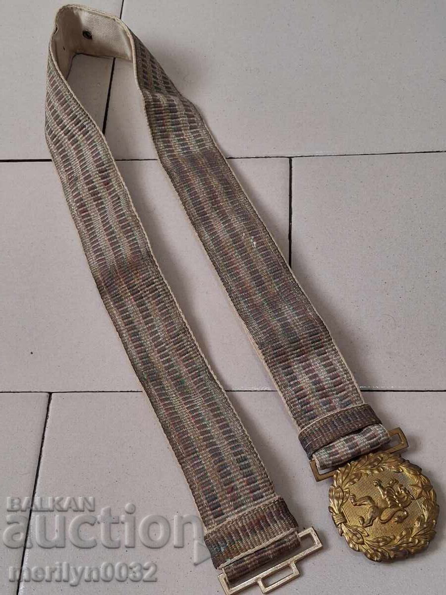 Licitație Centură de paradă ofițerească, șal cu blazon