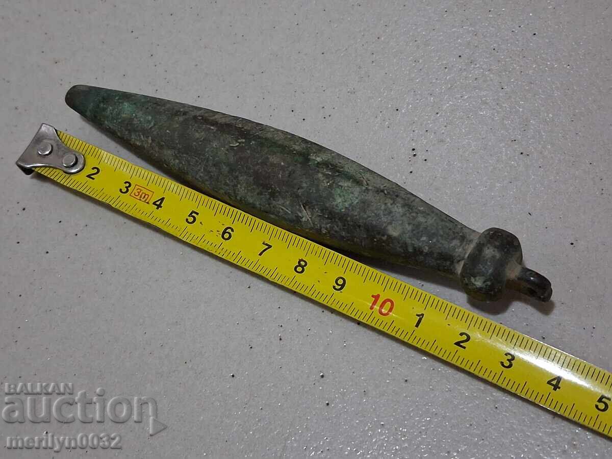 Auction  Old Ottoman Bronze Plumb Weight Tool REDKAZ