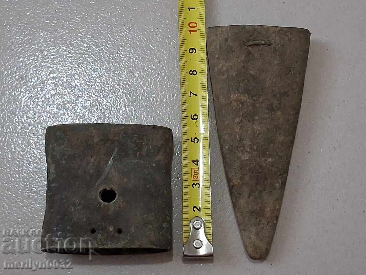 Brass upper and lower fittings for a Russian shashka, French type with price 159.00 BGN | € 81.30 Brass upper and lower fittings for a Russian shashka, French type with price 159.00 BGN | € 81.30