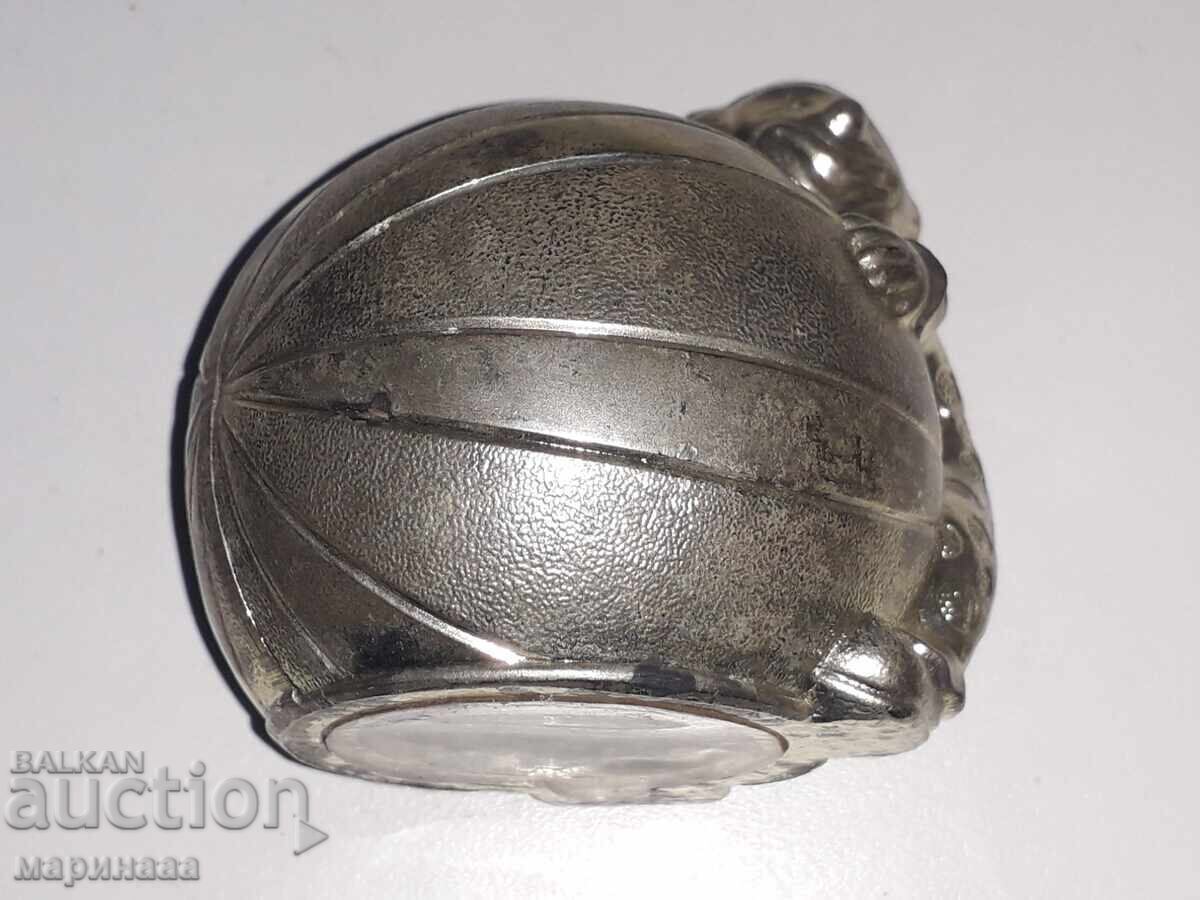 MASSIVE PIGGY BANK. SILVER-PLATED ZAMAK - 5