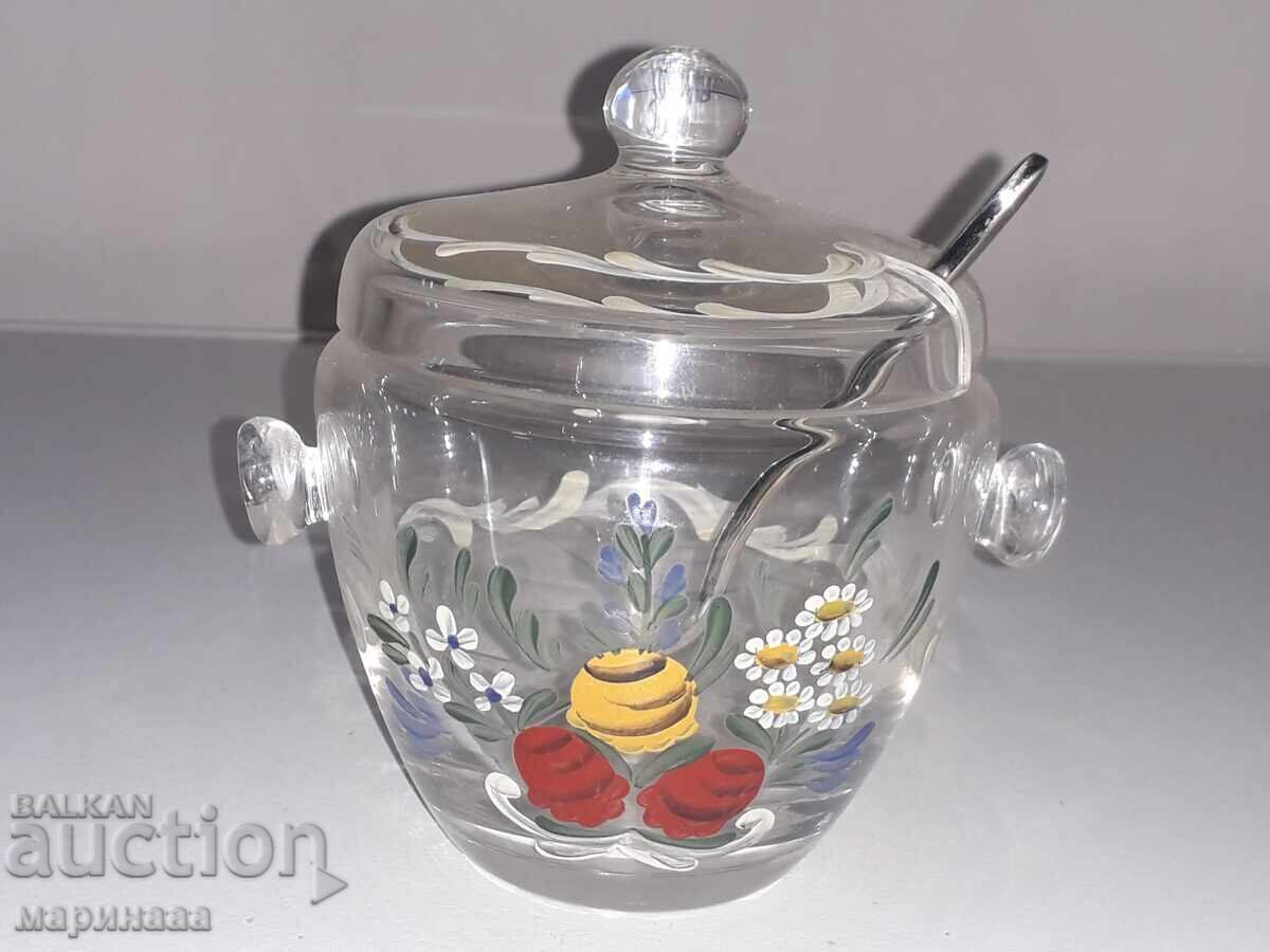 SUGAR BOWL. GLASS
