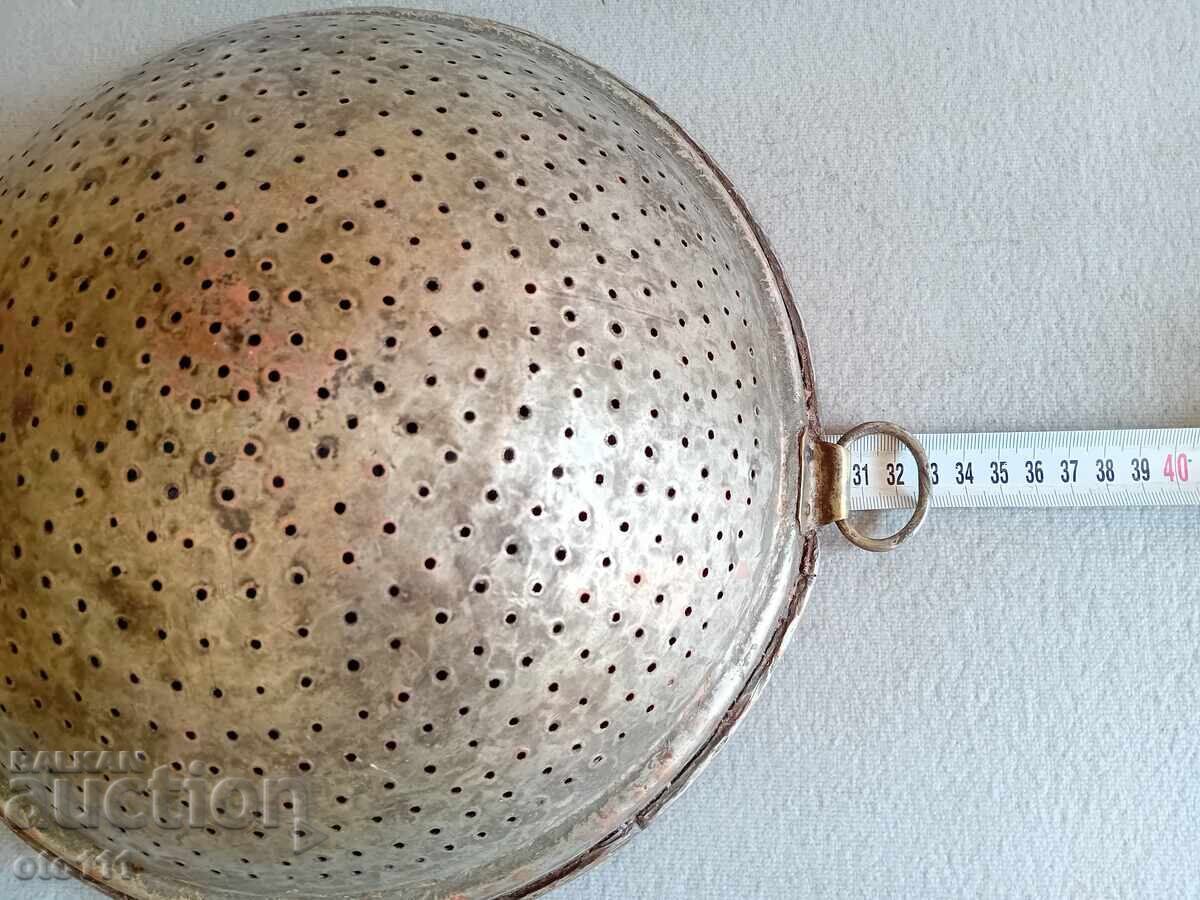 Delivery of Old Copper, Brass Colander