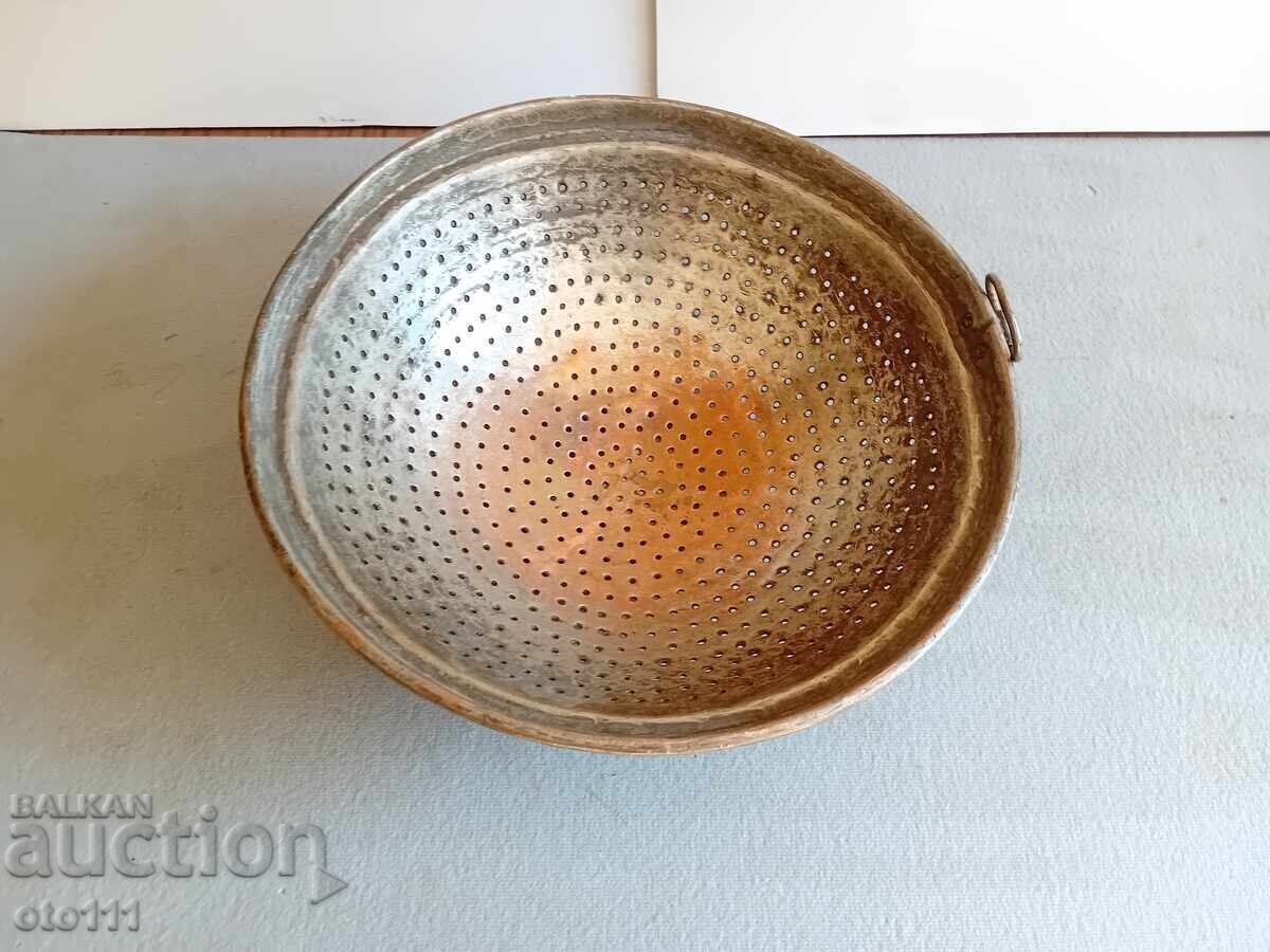 Old Copper, Brass Colander