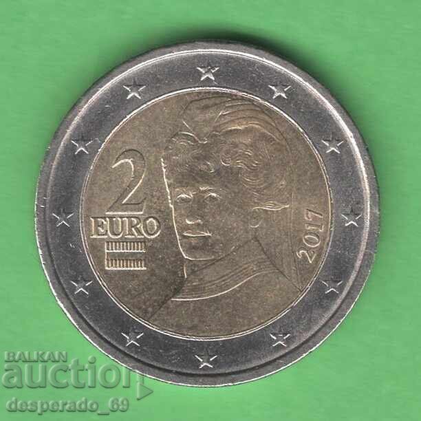 (¯`'•.¸ 2 евро 2017 АВСТРИЯ UNC- ¸.•'´¯) (¯`'•.¸ 2 евро 2017 АВСТРИЯ UNC- ¸.•'´¯)