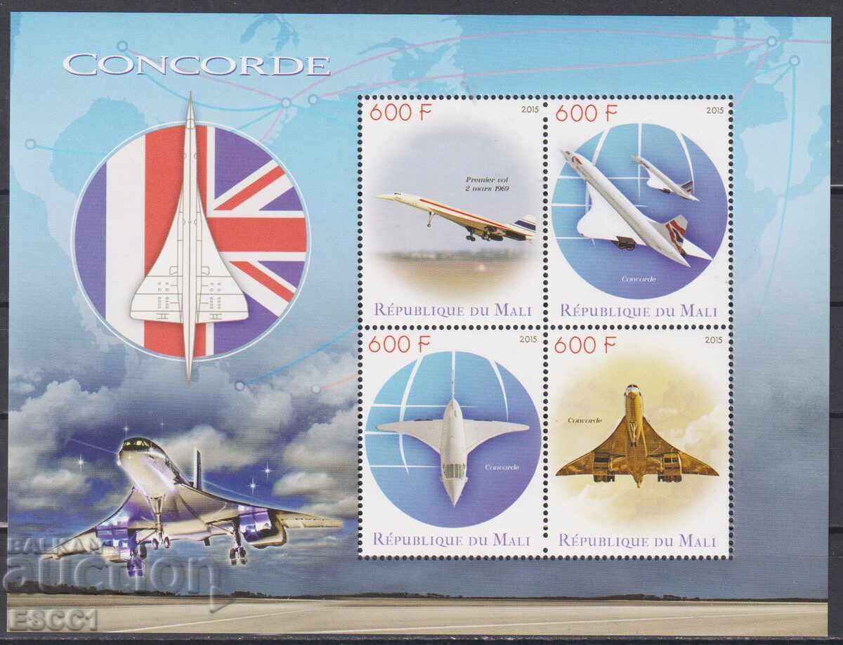 Καθαρό μπλοκ Αεροπορία Αεροπλάνα 2015 από Μάλι