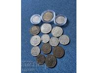 Лот от 15 монети 1951-1990 България