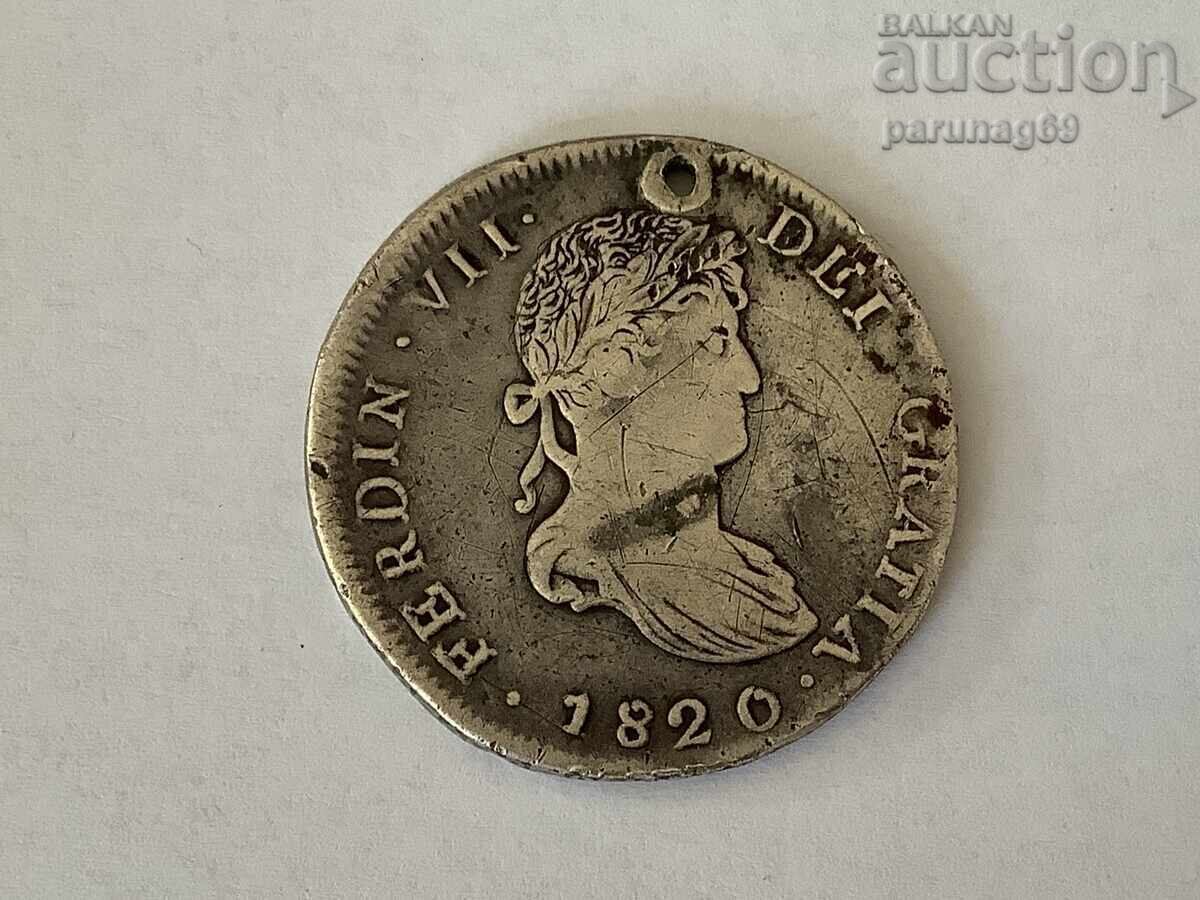 Μεξικό 8 ρεάλια 1820 g. Z Zacatecas - Ασήμι 0.903 με τιμή 110.00 BGN | € 56.24