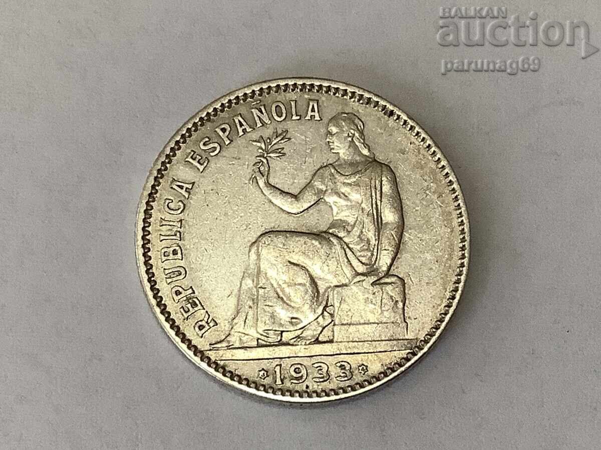 Ισπανία 1 πεσέτα 1933 Έτος Ασήμι 0.835 με τιμή 44.00 BGN | € 22.50 Ισπανία 1 πεσέτα 1933 Έτος Ασήμι 0.835 με τιμή 44.00 BGN | € 22.50