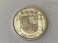 Spania 1 pesetă 1933 Argint 0.835