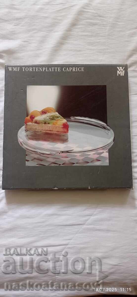 Platou de tort WMF din sticlă