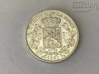 Belgium 5 Francs 1870 Silver 0.900