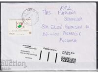 Plic călătorit cu timbru Forțele Aeriene 2023 din Italia