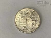 Belgia 50 franci 1948 Argint 0.835