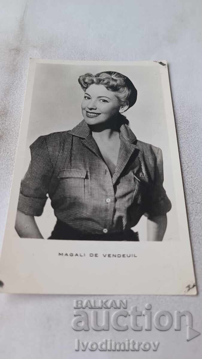 Postcard Magali de Vendeuil Postcard Magali de Vendeuil