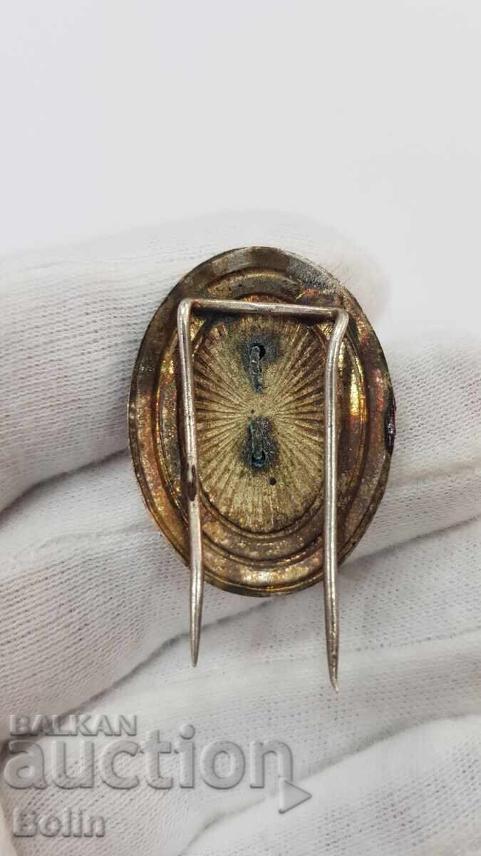Rare officer's cockade, insignia "KINGDOM OF SERBIA" ALEXANDER I - 5