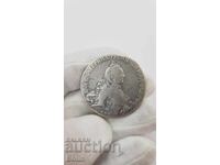 Monedă rară rusă de argint Rublă 1764 Ecaterina