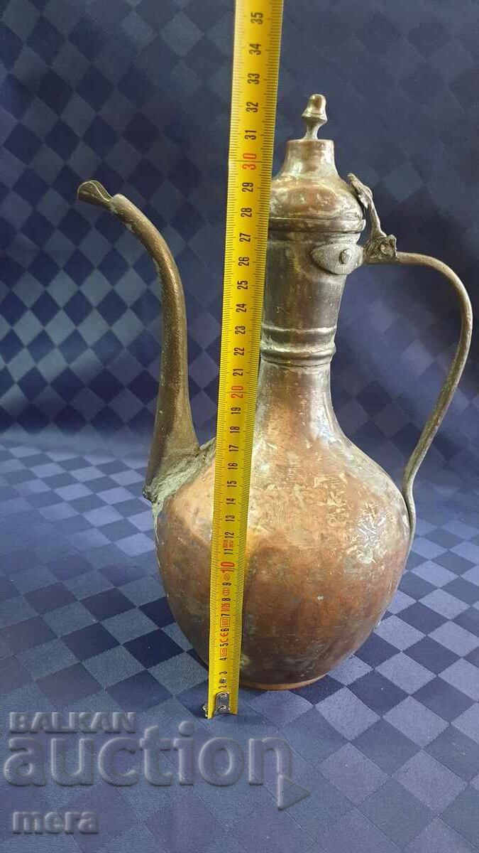 Бакърен османски,турски ибрик - 6