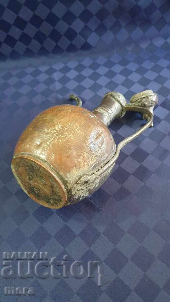 Бакърен османски,турски ибрик - 7