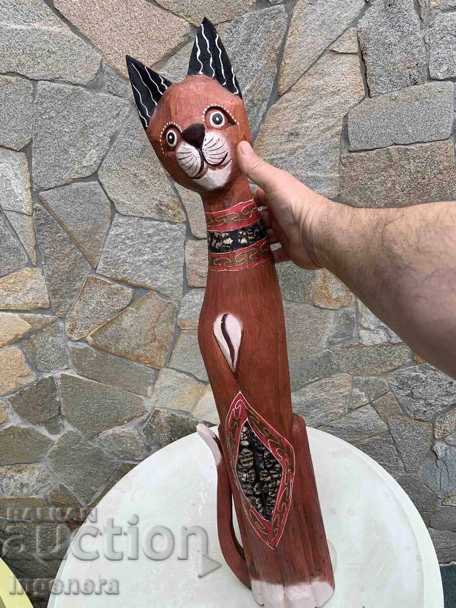 Δημοπρασία ΦΙΓΟΥΡΑ ΑΓΑΛΜΑΤΙΔΙΟ ΞΥΛΙΝΟ ΣΧΕΔΙΟ ΓΑΤΑ ΓΑΤΑΚΙ - 80 ΕΚ