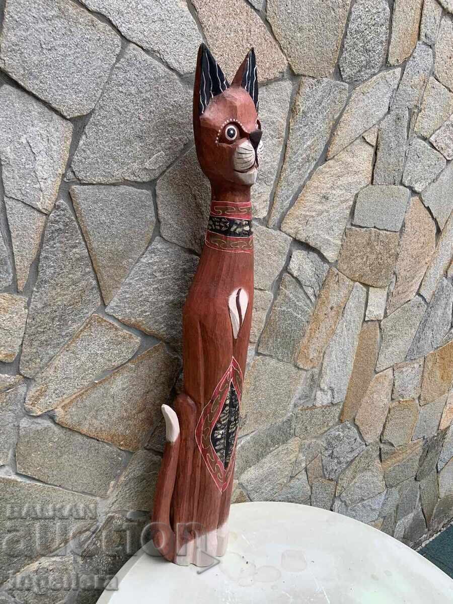 Παράδοση ΦΙΓΟΥΡΑ ΑΓΑΛΜΑΤΙΔΙΟ ΞΥΛΙΝΟ ΣΧΕΔΙΟ ΓΑΤΑ ΓΑΤΑΚΙ - 80 ΕΚ