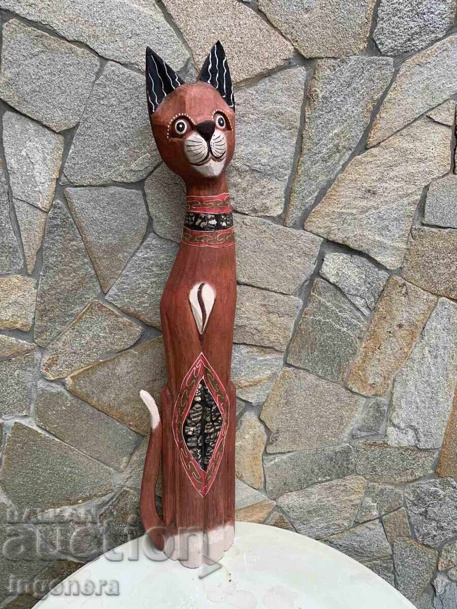 ΦΙΓΟΥΡΑ ΑΓΑΛΜΑΤΙΔΙΟ ΞΥΛΙΝΟ ΣΧΕΔΙΟ ΓΑΤΑ ΓΑΤΑΚΙ - 80 ΕΚ