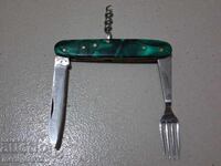 Old social knife Veliko Tarnovo Sickle and hammer knife NRB