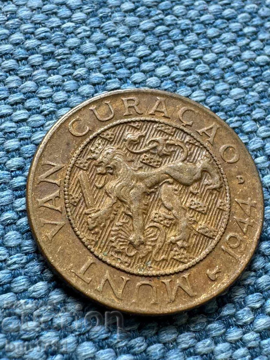 Licitație 1 cent 1944 Curaçao, Țările de Jos Licitație 1 cent 1944 Curaçao, Țările de Jos