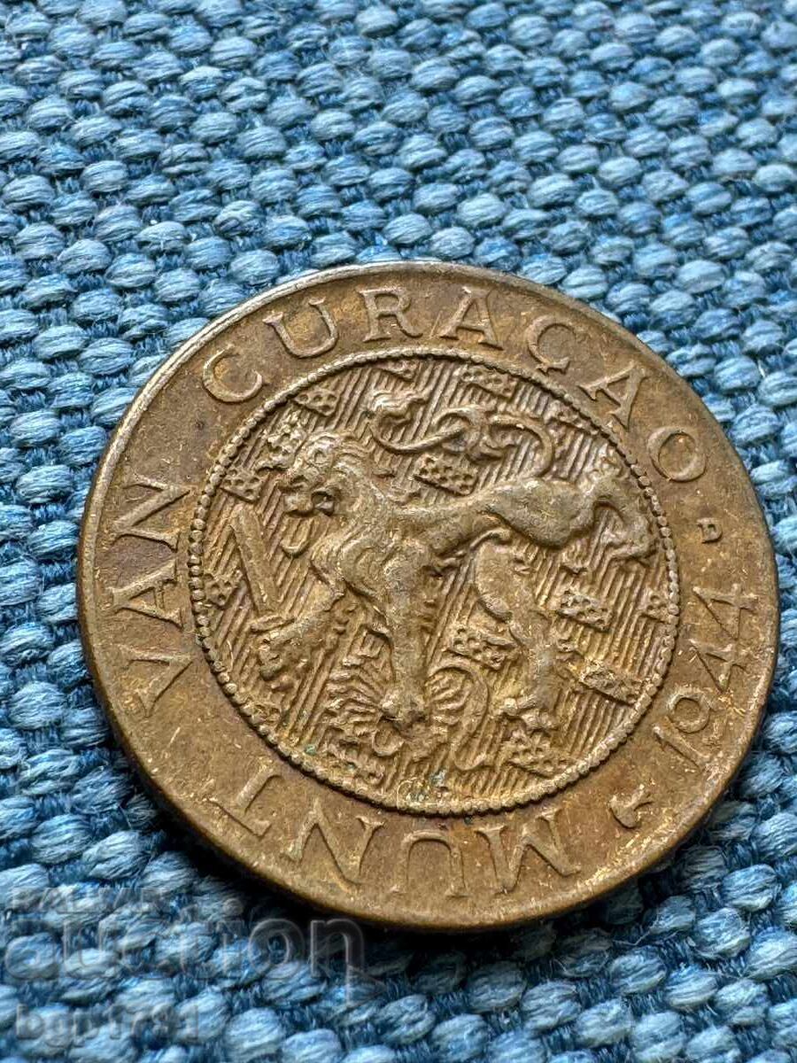 Licitație 1 cent 1944 Curaçao, Țările de Jos Licitație 1 cent 1944 Curaçao, Țările de Jos