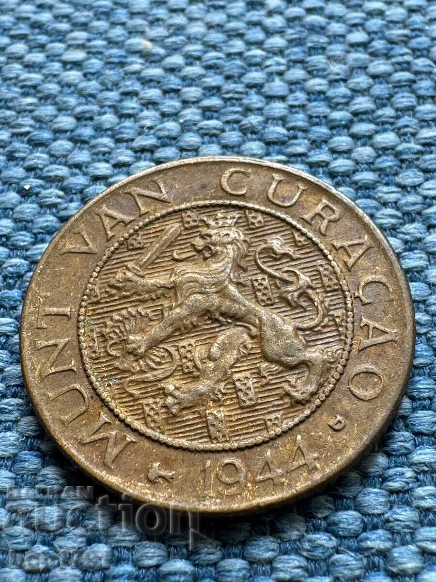1 cent 1944 Curaçao, Țările de Jos 1 cent 1944 Curaçao, Țările de Jos