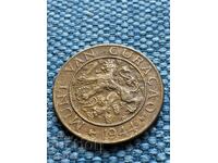 1 Cent 1944 Curaçao, Netherlands