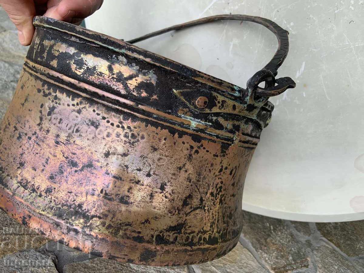 Auction  BOILER KOTLE MENCHE COPPER COPPER OLD ORNAMENTS