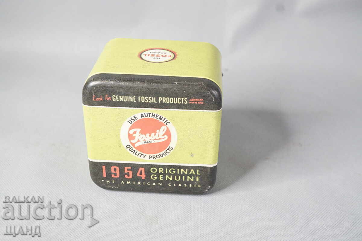 Metal Sheet Box from Fossil Watch