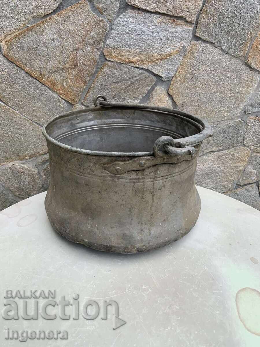 BOILER KOTLE MENCHE COPPER COPPER OLD INSCRIPTIONS with price 85.00 BGN | € 43.46 BOILER KOTLE MENCHE COPPER COPPER OLD INSCRIPTIONS with price 85.00 BGN | € 43.46