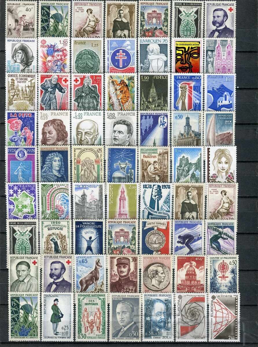 France - Clean Stamps 220+ pcs. - MNH - 183 pcs., MH - 38 pcs with price 39.90 BGN | € 20.40 France - Clean Stamps 220+ pcs. - MNH - 183 pcs., MH - 38 pcs with price 39.90 BGN | € 20.40