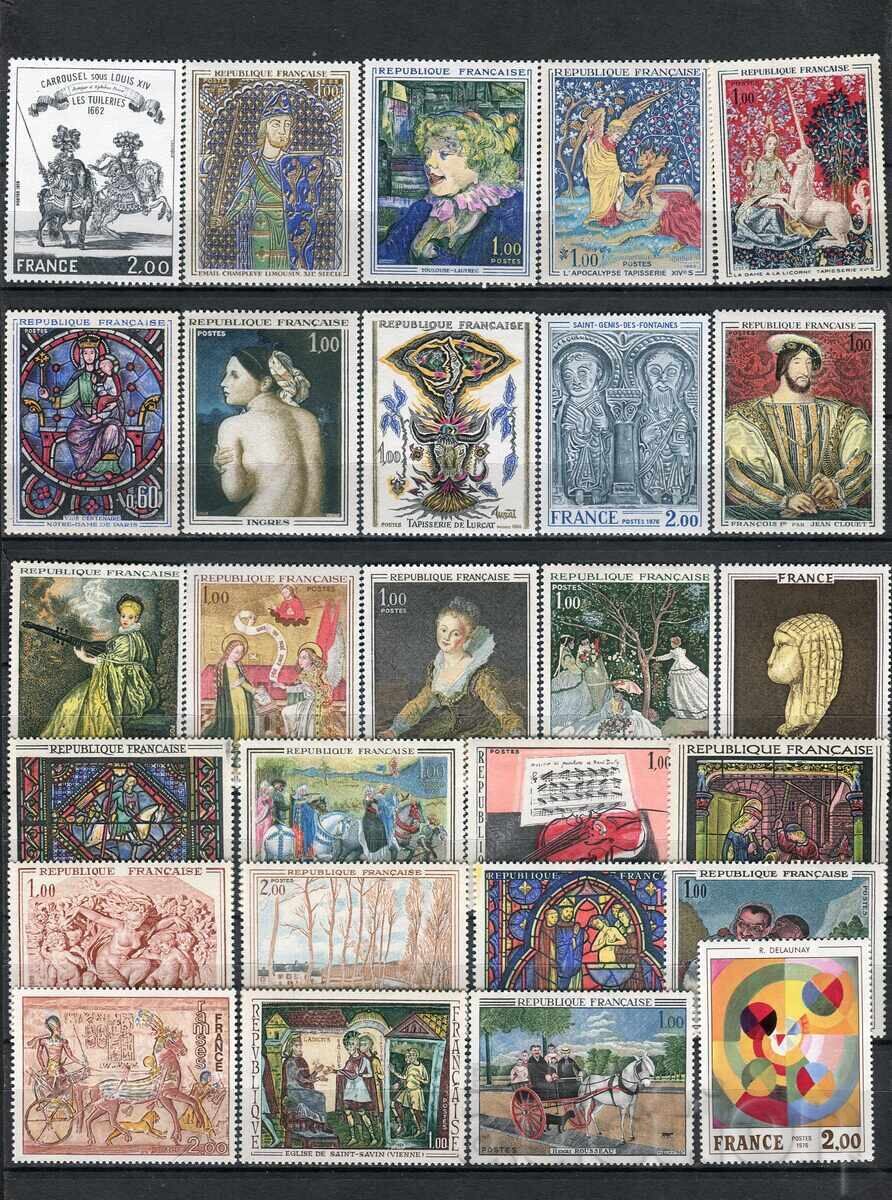 France - Clean Stamps 220+ pcs. - MNH - 183 pcs., MH - 38 pcs - 5 France - Clean Stamps 220+ pcs. - MNH - 183 pcs., MH - 38 pcs - 5