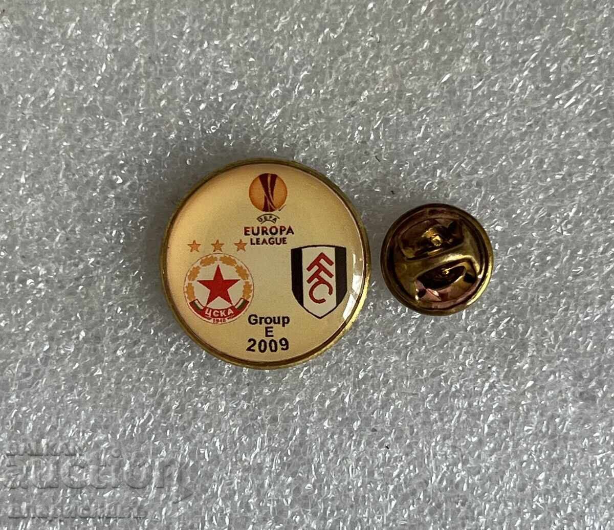 CSKA Moscow Football Badge - Fulham England Europa League 2009