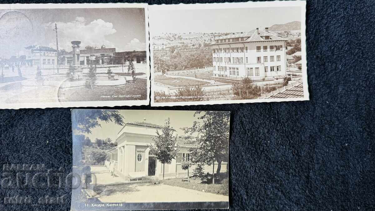 Hisarya, Postcards from the royal era, 3 pieces Hisarya, Postcards from the royal era, 3 pieces