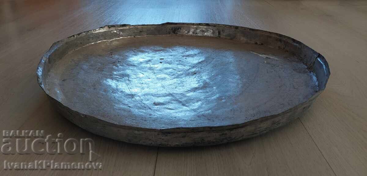 Δημοπρασία Μεγάλο ρετρό χάλκινο ταψί 50cm για συλλέκτες
